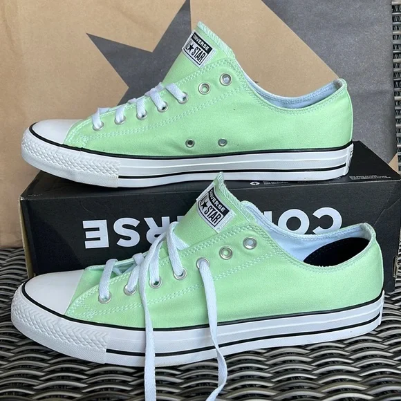 Converse CTAS OX VAPOR GREEN/WHITE/ MENS - Picture 1 of 16